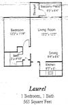 1 Bedroom/1 Bathroom